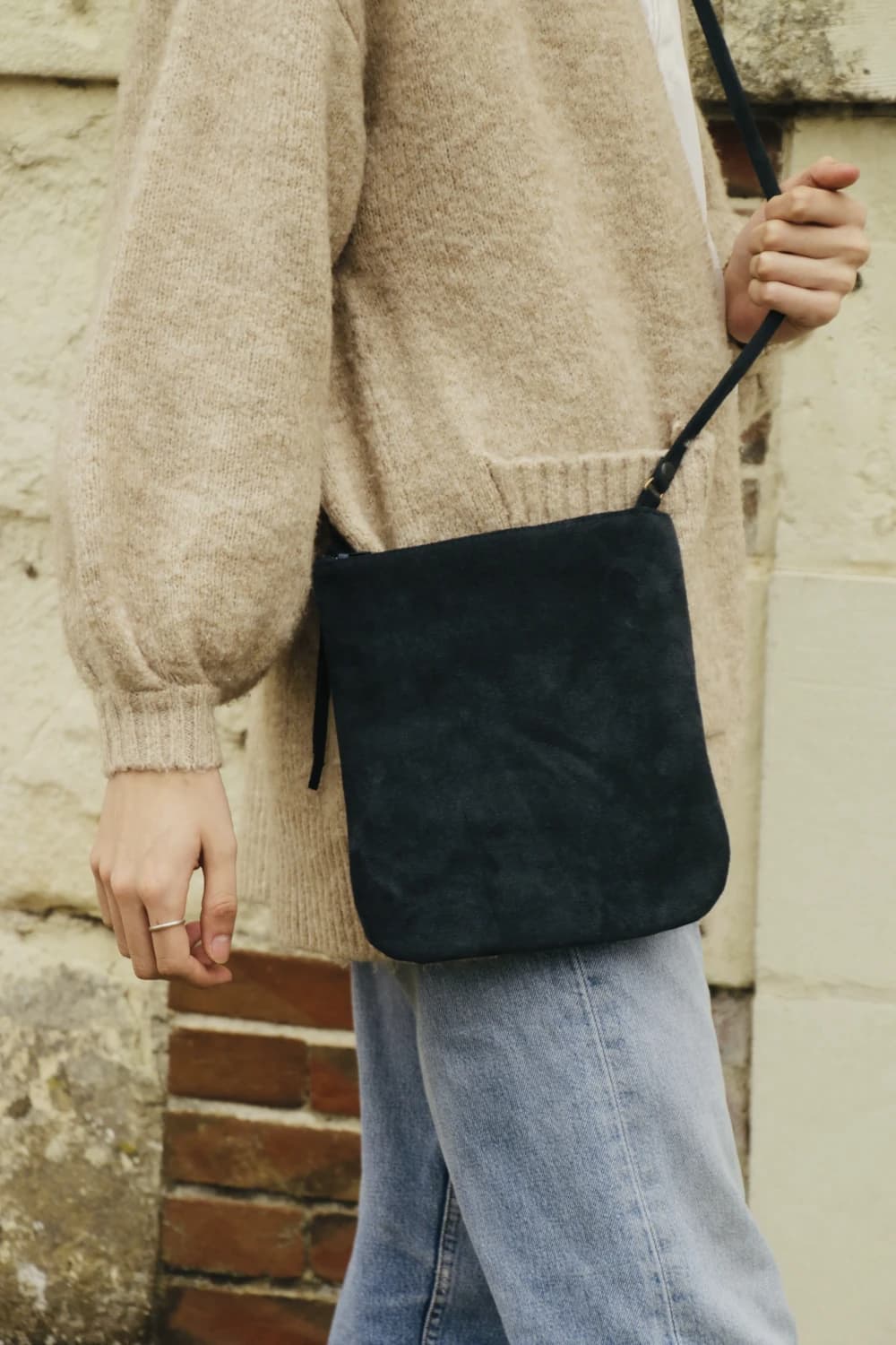 Pochette « Axelle XL », création Recto Maroquinerie